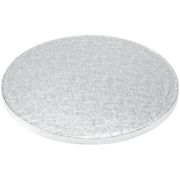 10 Inch Round Silver Foil Cake Board/Drum