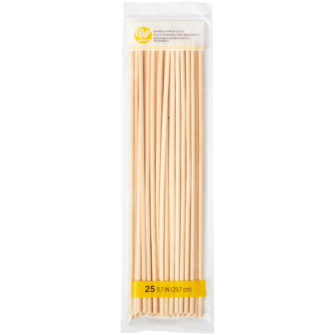 Bamboo Kabob Sticks, 11.75 Inch, 25-Count, Wilton