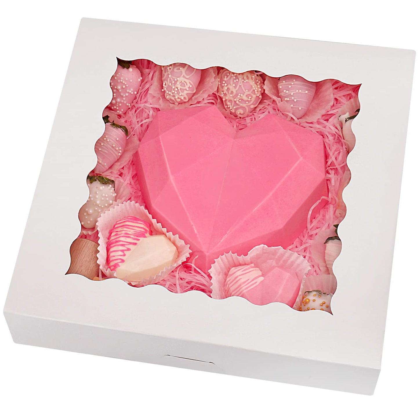 12x12x2.5 White Pie Box