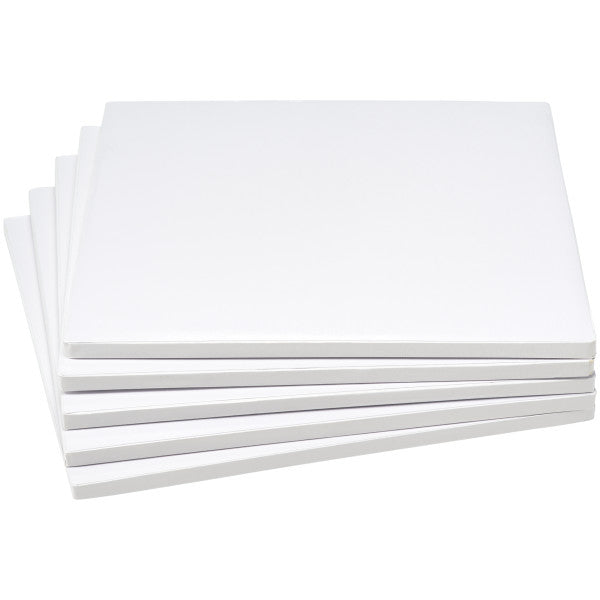 14 inch White Square Cake Drum 1/2"