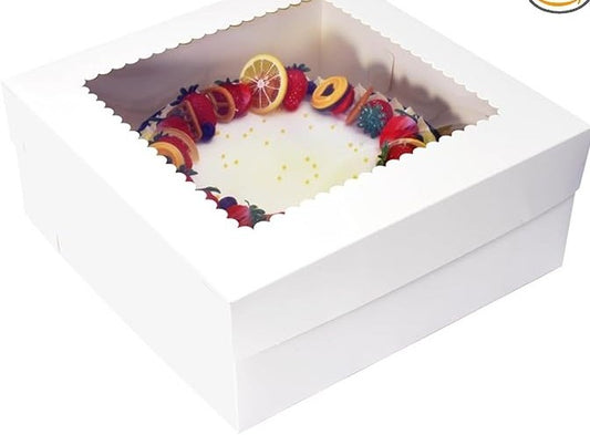 16x16x6 inch Cake Box w/Window