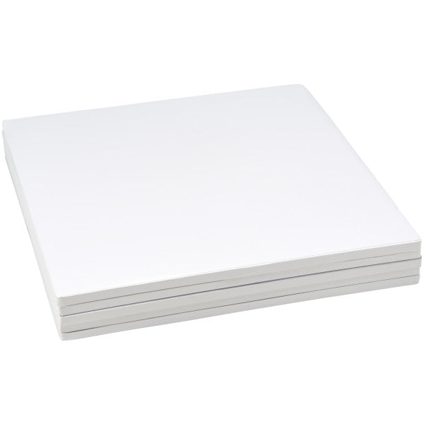 16 inch White Square Cake Drum 1/2"