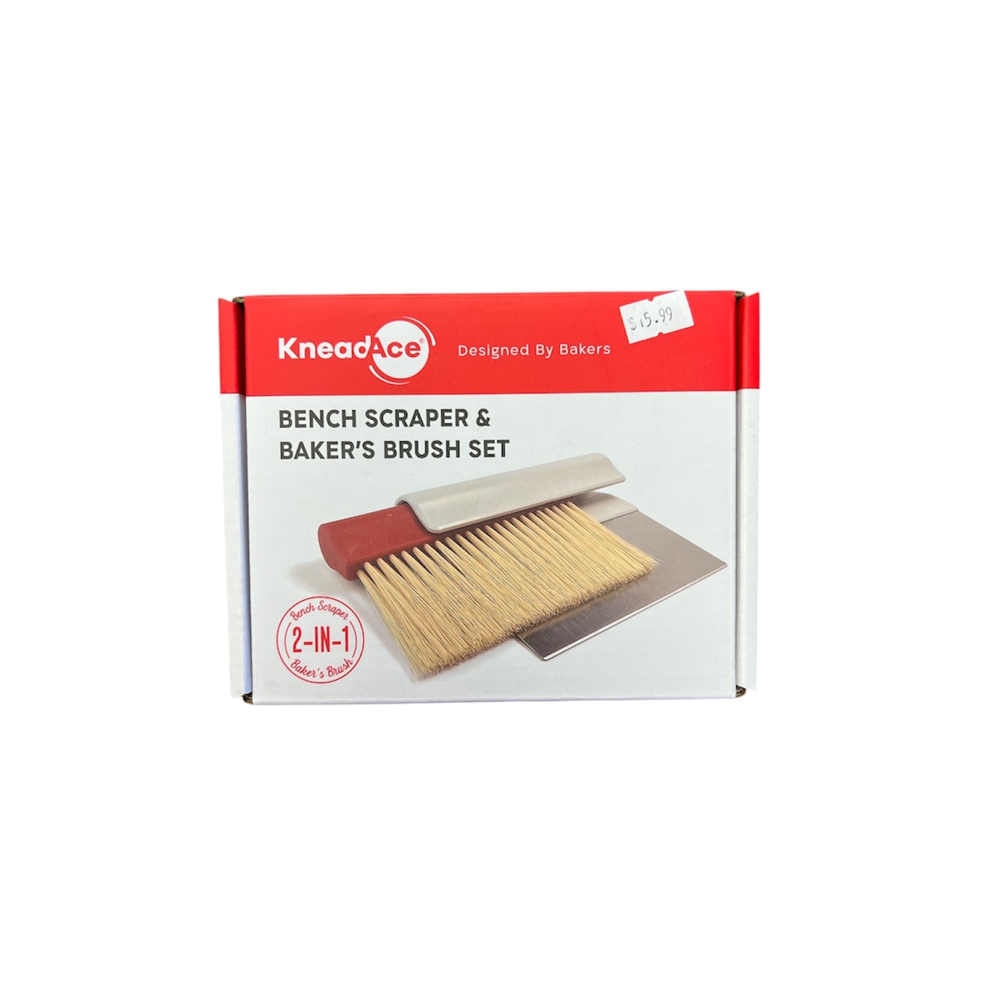 Bench Scraper and Baker’s Brush Set