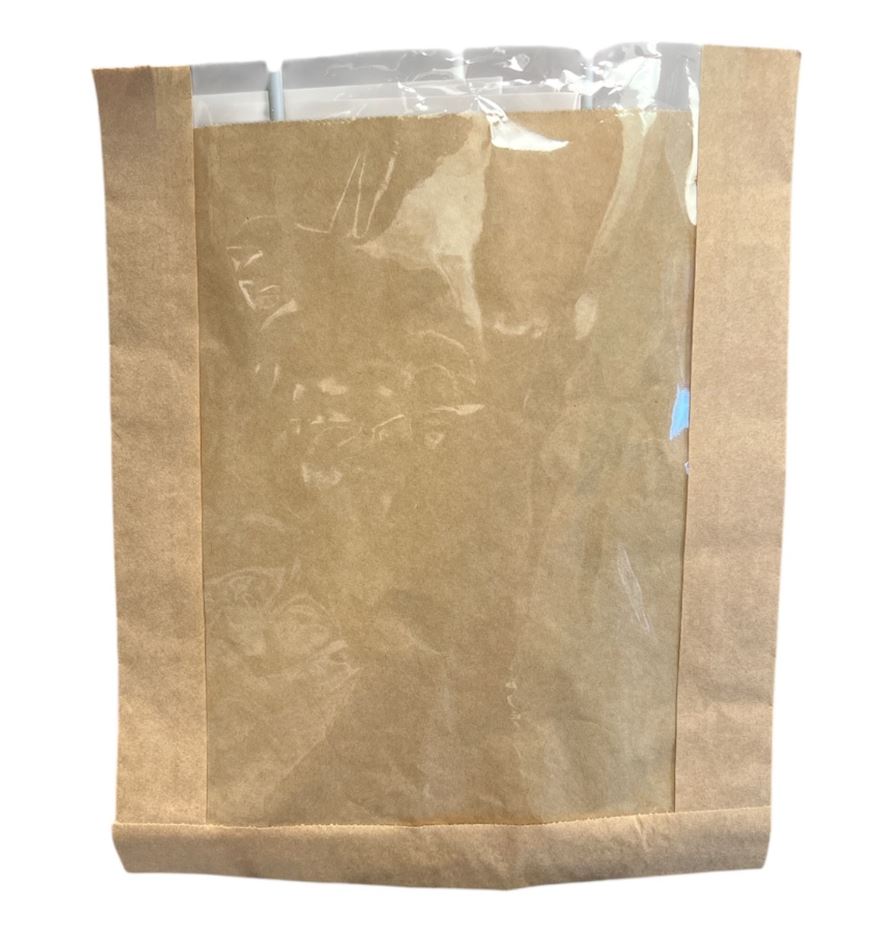 Kraft Bread Bag w/ Window 9x11