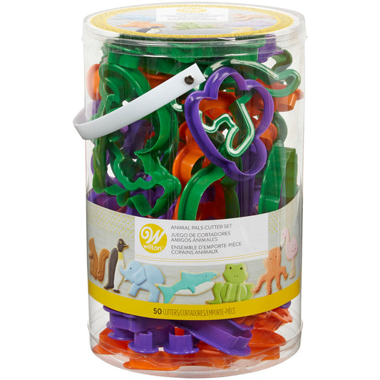 Animal Cookie Cutter Set, 50-Piece, Wilton