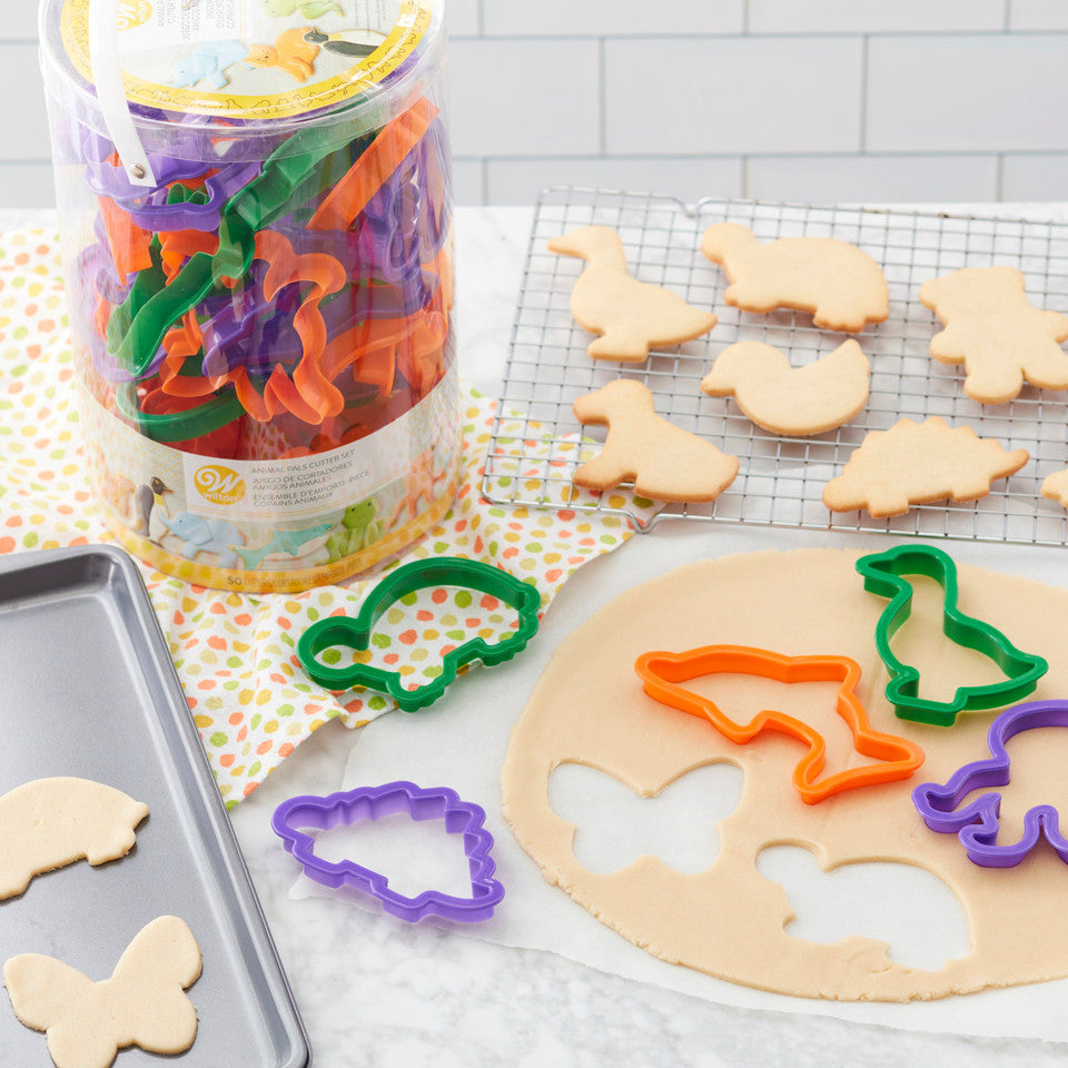Animal Cookie Cutter Set, 50-Piece, Wilton