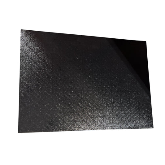 1/2 Sheet Black Foil Cake Board/Drum