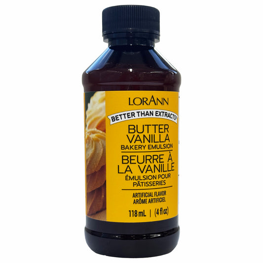 Butter Vanilla Bakery Emulsion - 4 oz.