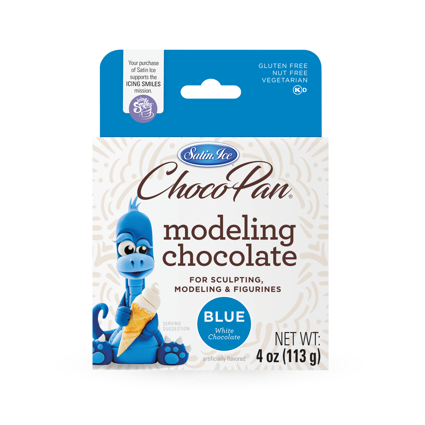 Satin Ice Black ChocoPan Modeling Chocolate 4 oz