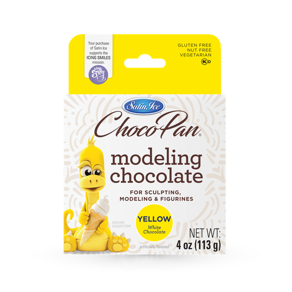 Satin Ice Black ChocoPan Modeling Chocolate 4 oz