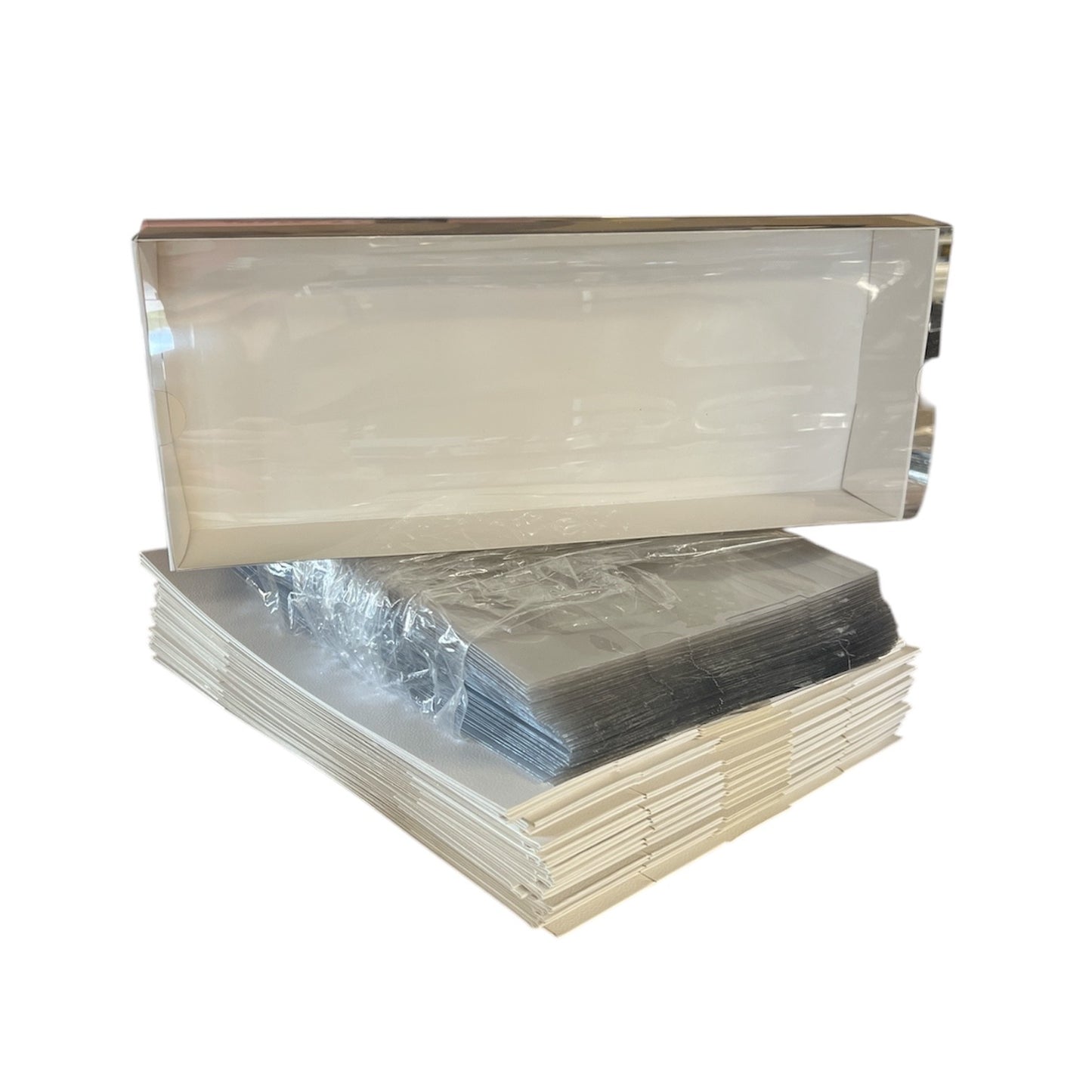 Clear Covered Boxes 12x4.8x2 Inches