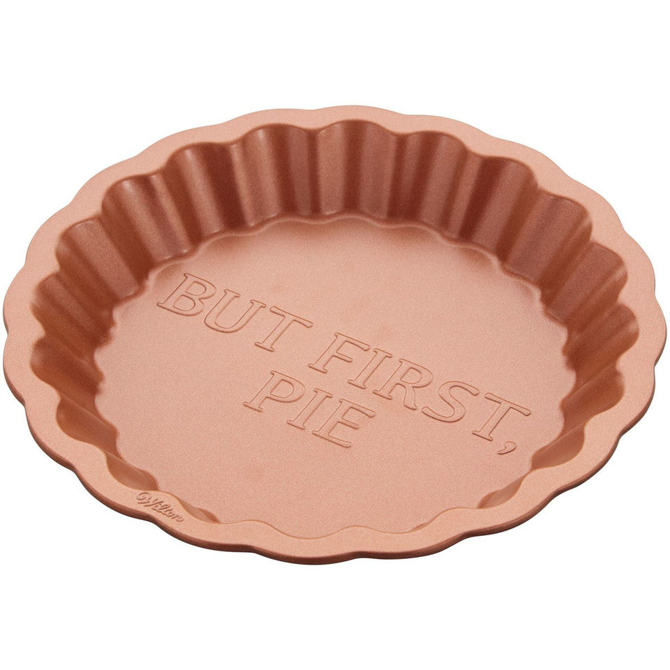 9-Inch Copper Scalloped Pie Pan, Wilton