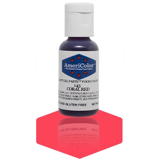 Americolor Soft Gel Paste, .75 oz, Shades of Red