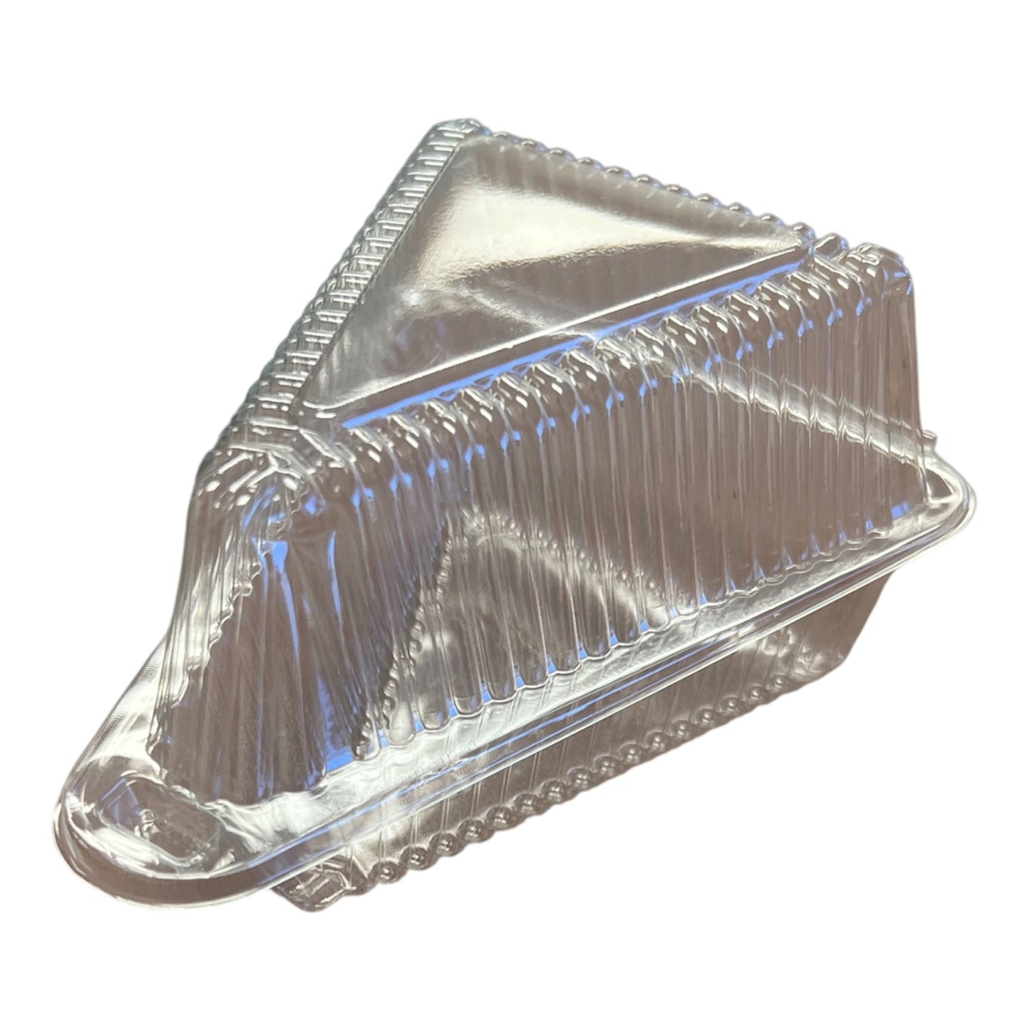 Clear Triangular Slice Container with Lid
