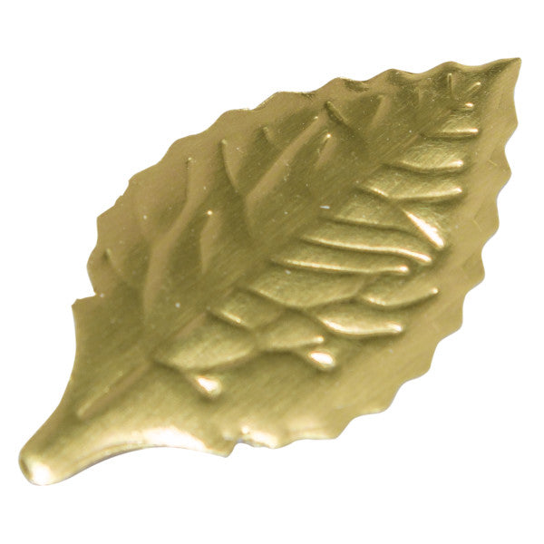 Gold Rose Leaves 1.38"