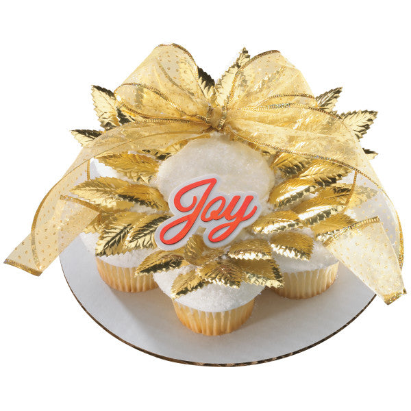 Gold Rose Leaves 1.75"