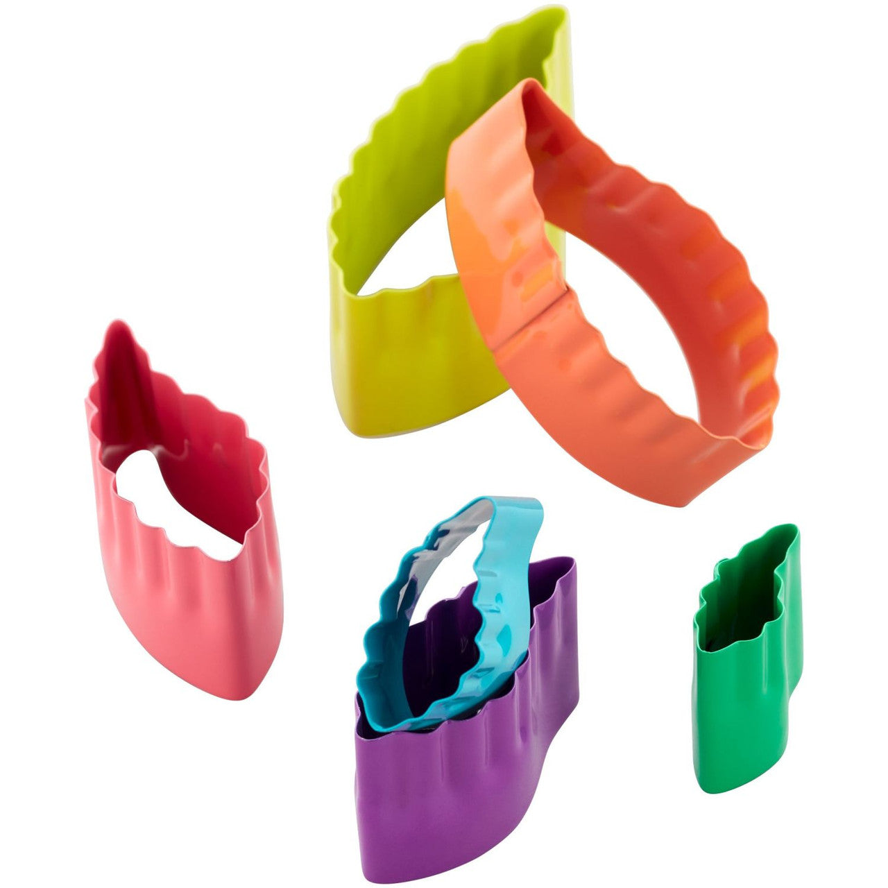 Leaf-Shaped Fondant Cut-Out Set, 6-Piece, Wilton