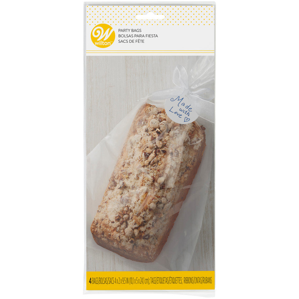 Clear Medium Treat Bags Kit, 4-Count, Wilton
