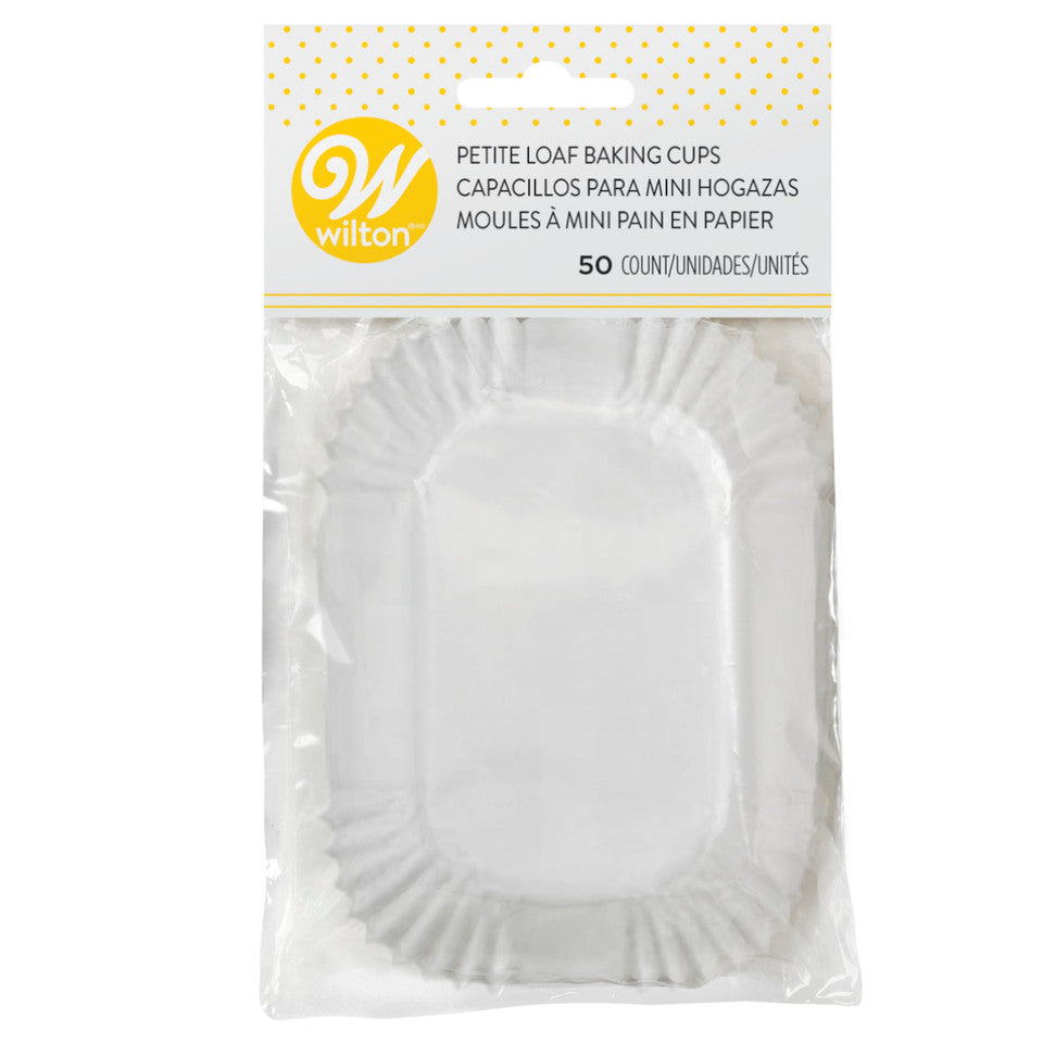 Mini Loaf Pan Liners, 50-Count, Wilton