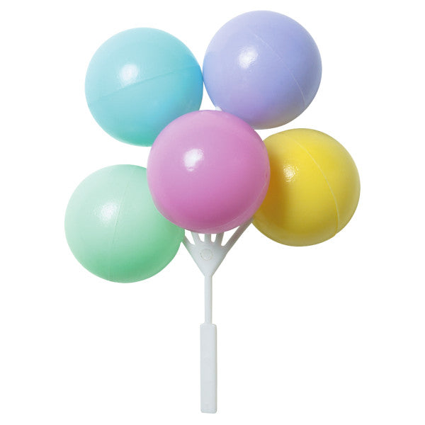 Pastel Balloon Cluster