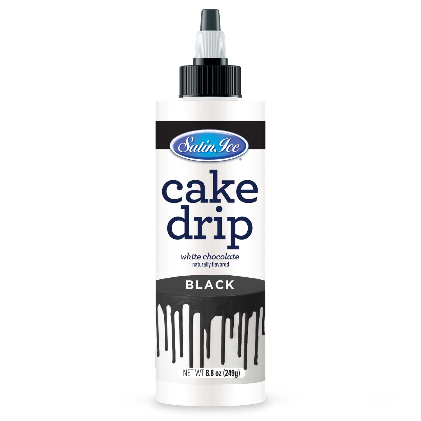 Satin Ice White Chocolate Cake Drip 8.8 oz Bottle