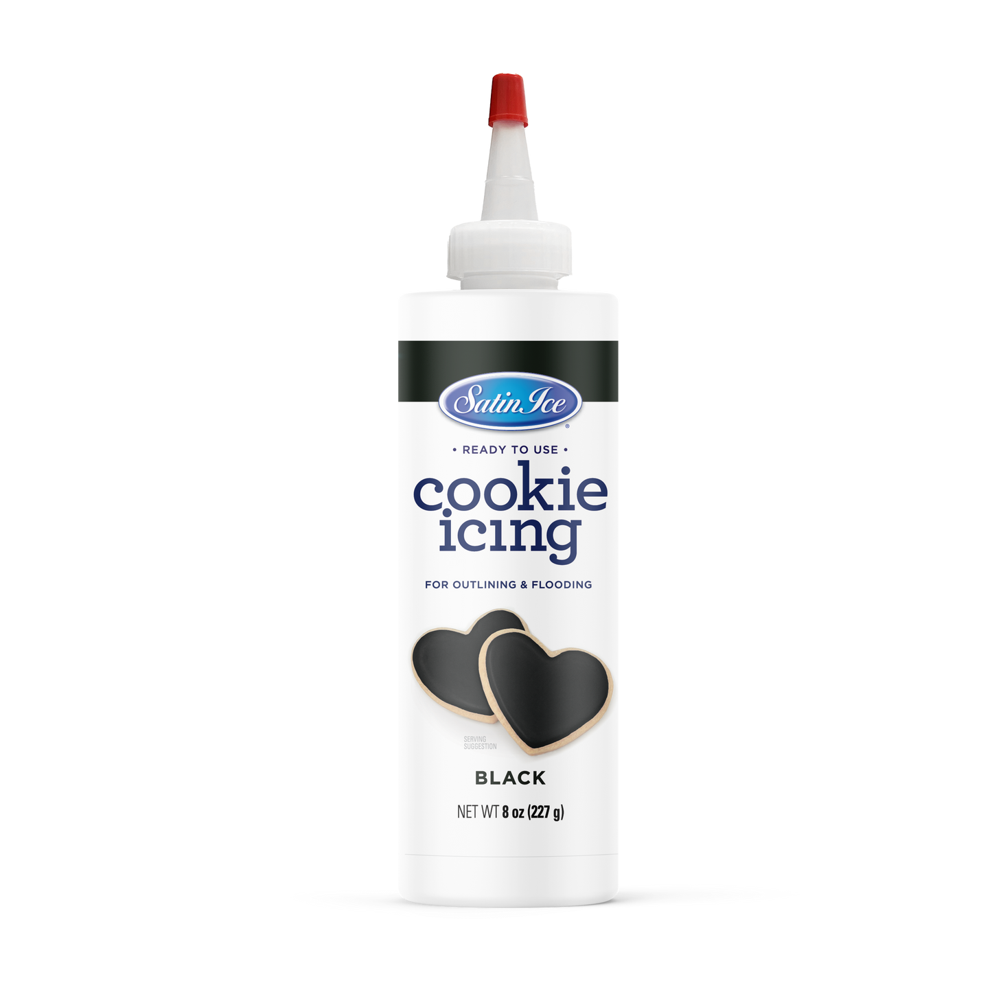 Satin Ice White Cookie Icing 8 Oz Bottle