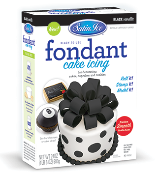 Satin Ice White Vanilla Fondant, 24oz