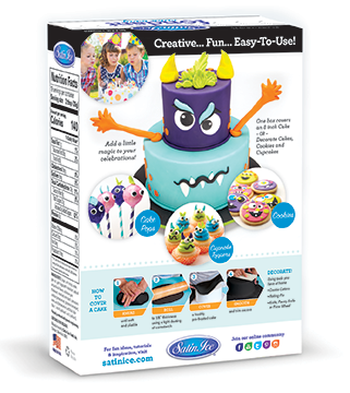 Satin Ice White Vanilla Fondant, 24oz