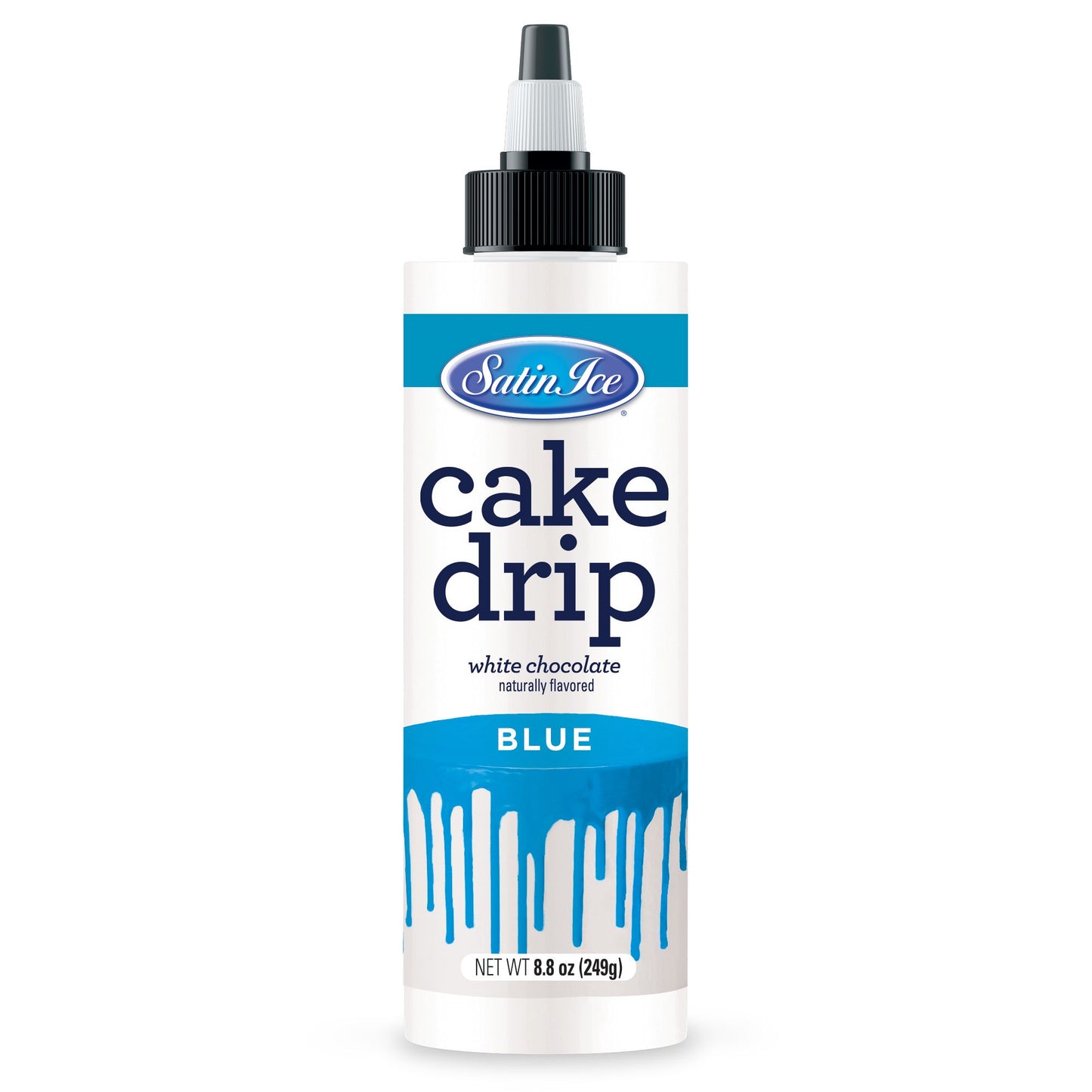Satin Ice White Chocolate Cake Drip 8.8 oz Bottle