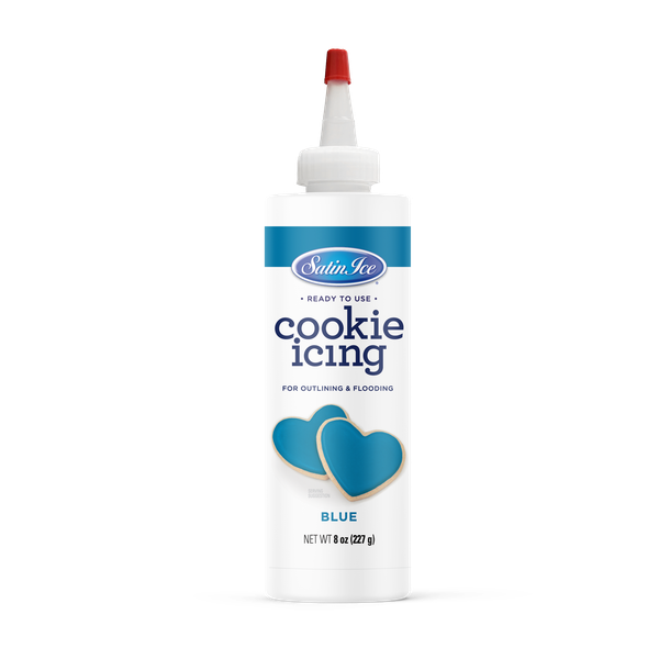 Satin Ice White Cookie Icing 8 Oz Bottle