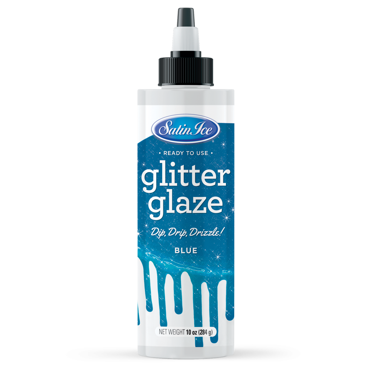 Satin Ice Gold Glitter Glaze 10 oz