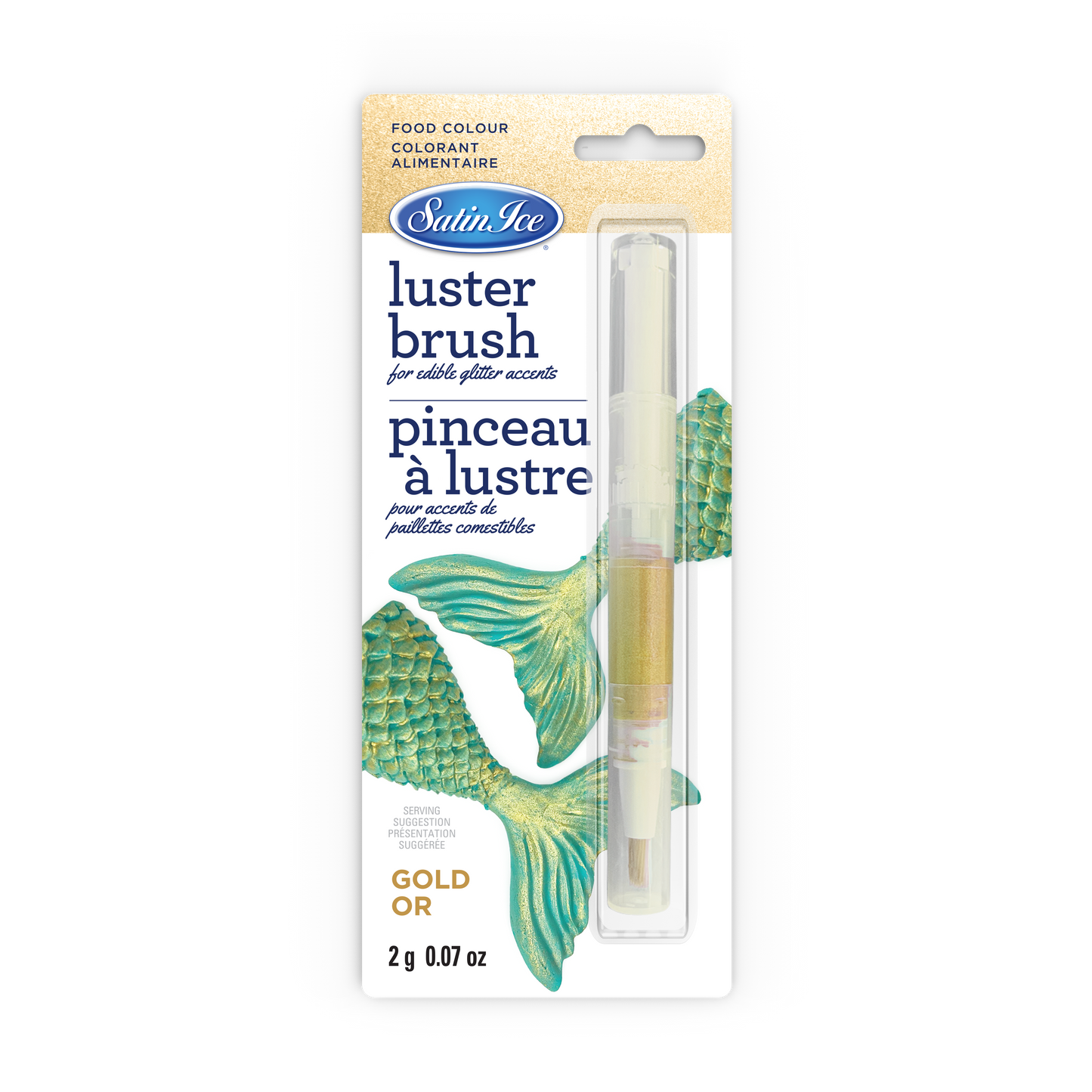 Satin Ice Silver Luster Brush 0.07 oz