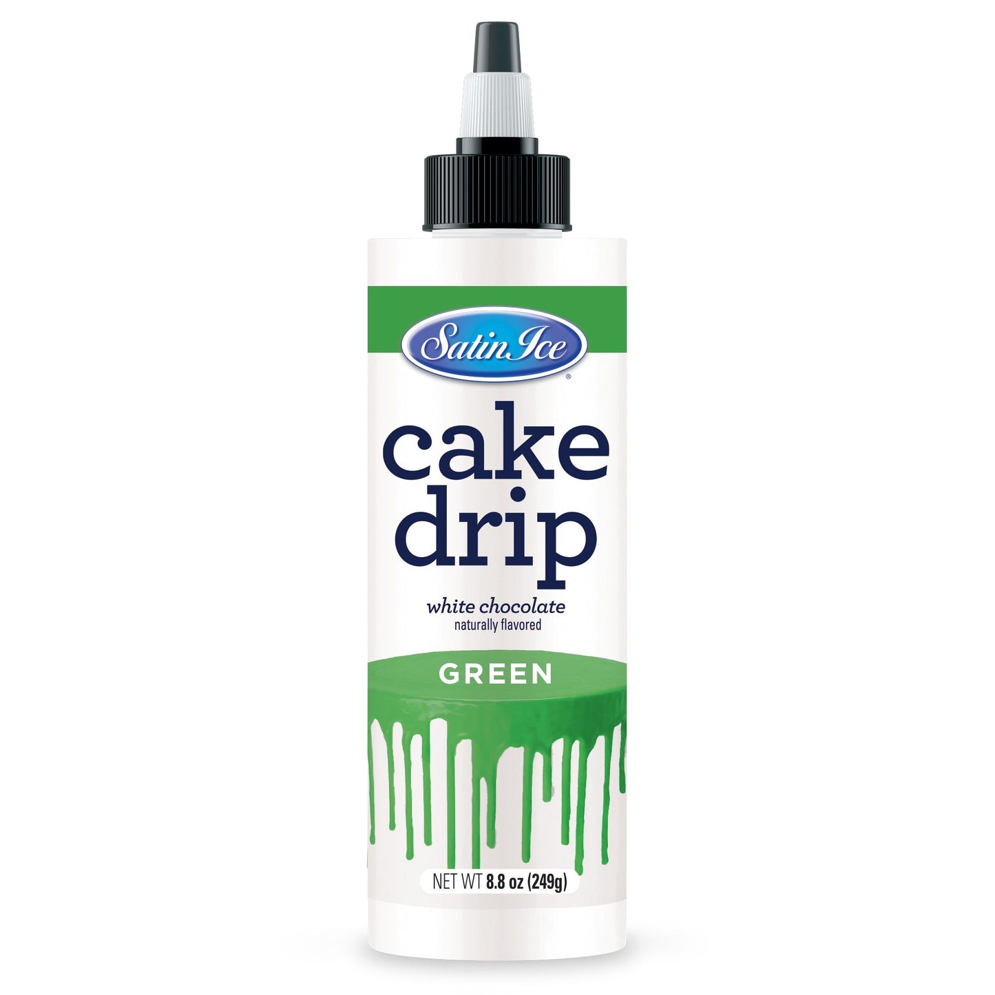 Satin Ice White Chocolate Cake Drip 8.8 oz Bottle