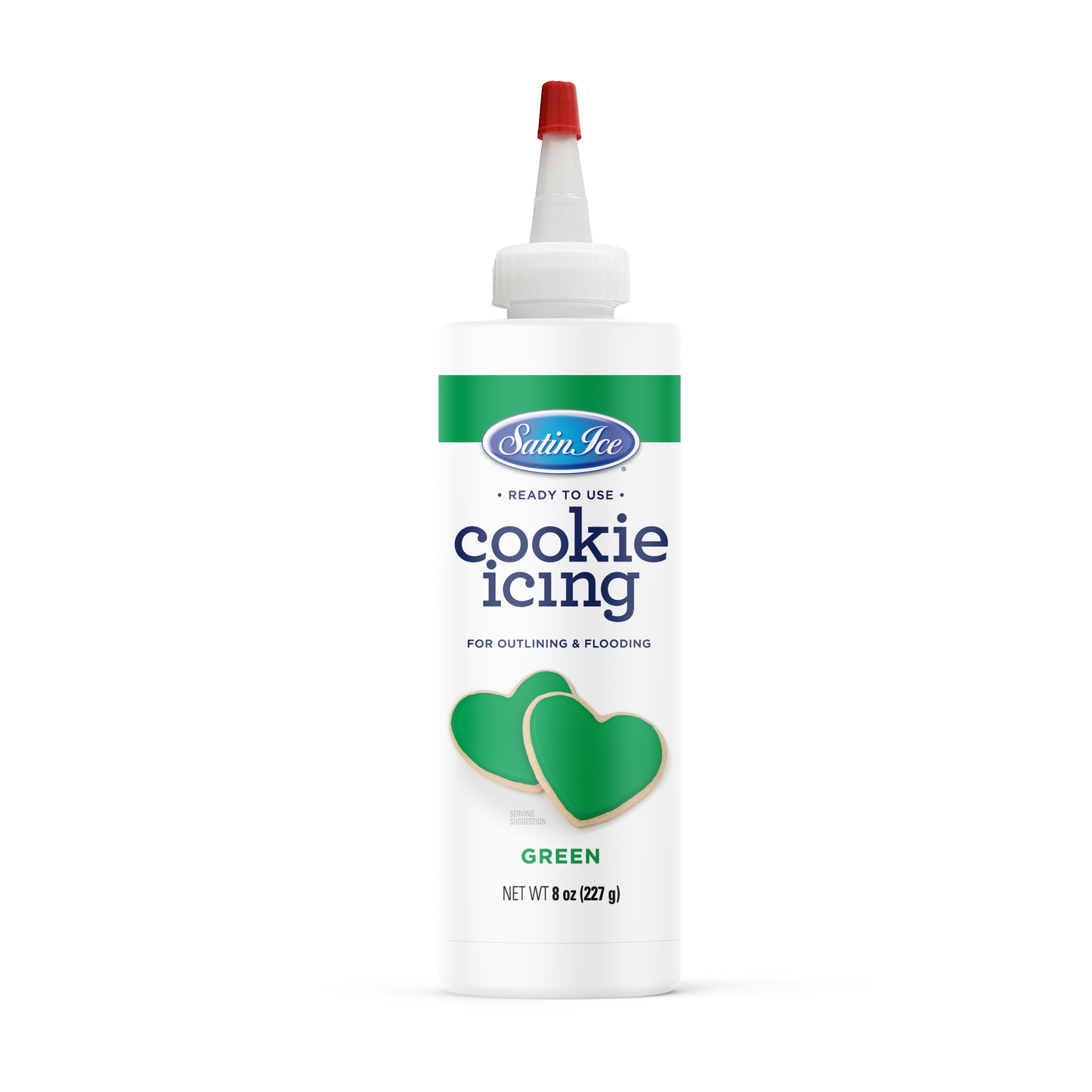 Satin Ice White Cookie Icing 8 Oz Bottle
