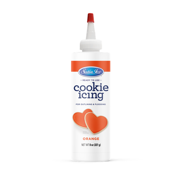 Satin Ice White Cookie Icing 8 Oz Bottle