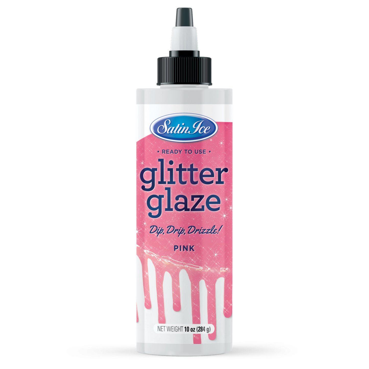 Satin Ice Gold Glitter Glaze 10 oz