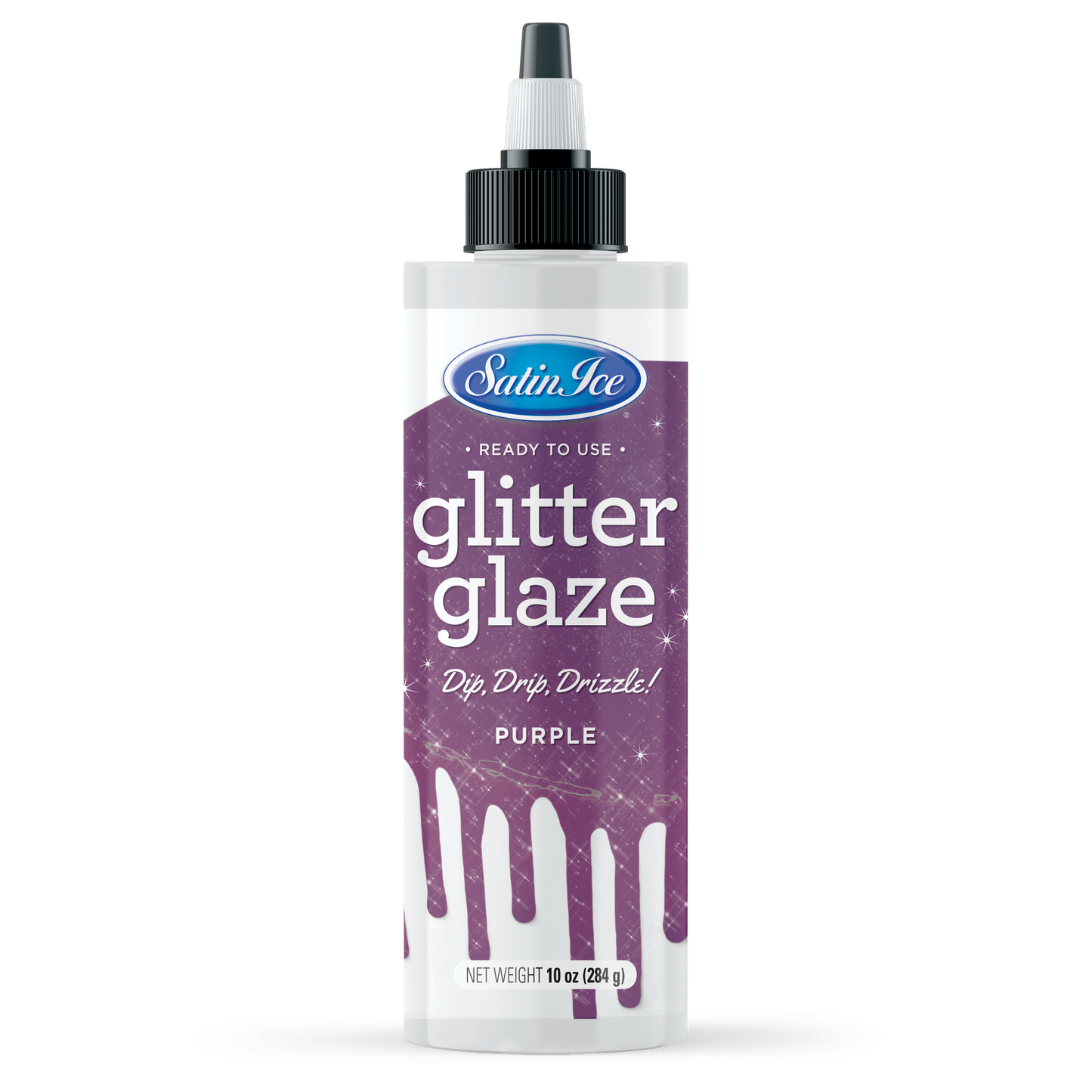 Satin Ice Gold Glitter Glaze 10 oz
