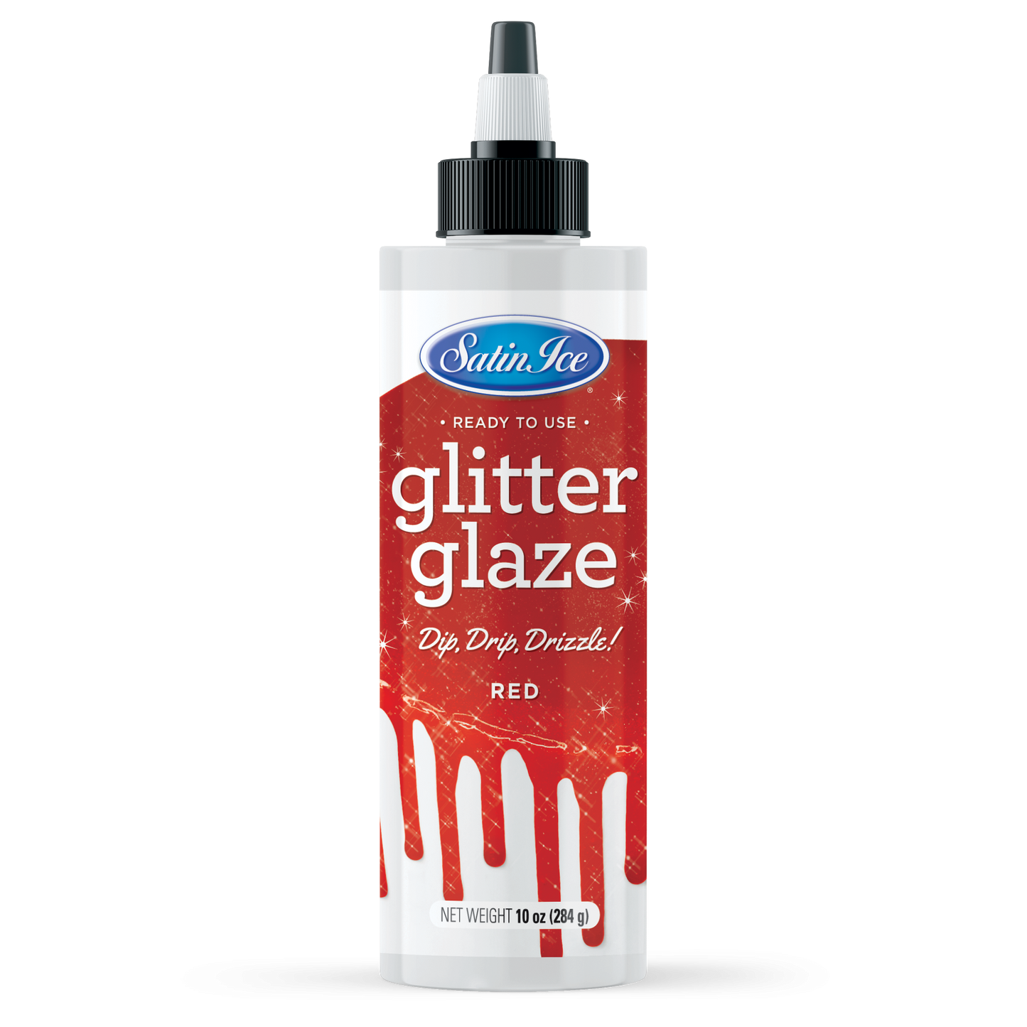 Satin Ice Gold Glitter Glaze 10 oz