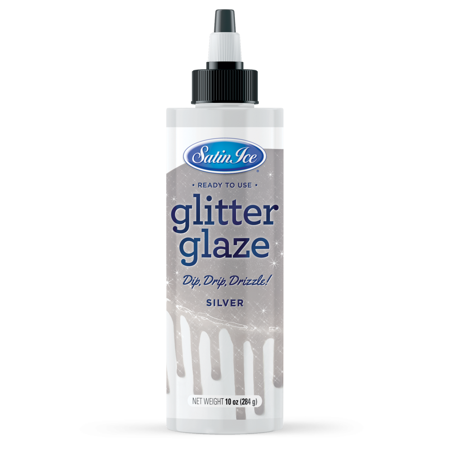 Satin Ice Gold Glitter Glaze 10 oz