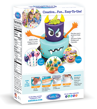 Satin Ice White Vanilla Fondant, 24oz