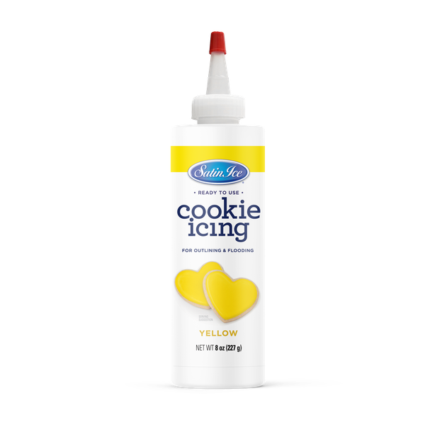 Satin Ice White Cookie Icing 8 Oz Bottle