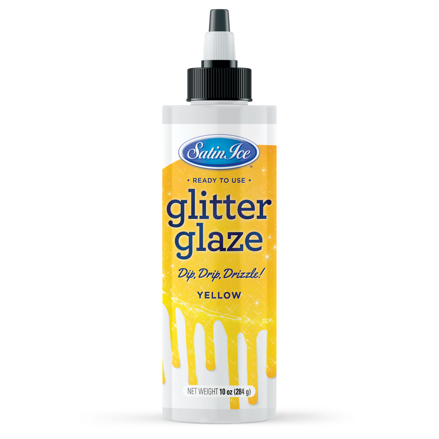 Satin Ice Gold Glitter Glaze 10 oz