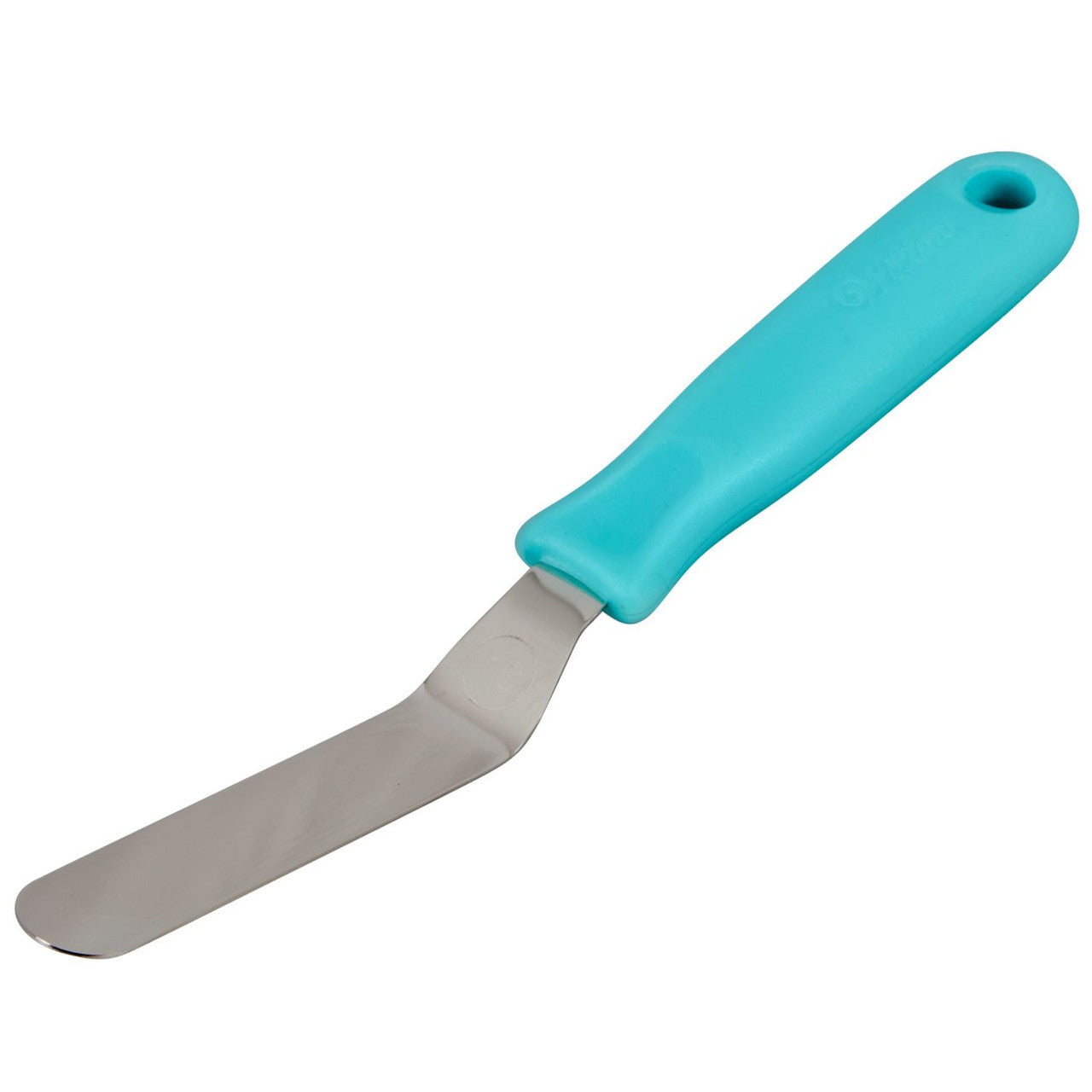 Teal Angled Icing Spatula, 9-Inch, Wilton