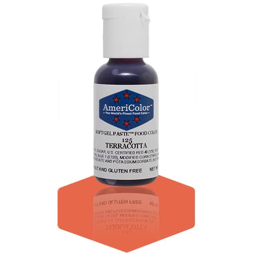 Americolor Soft Gel Paste, .75 oz, Shades of Orange