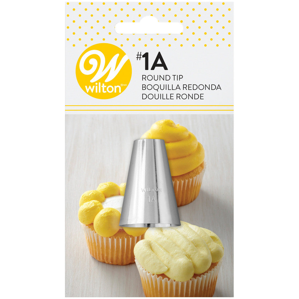 Round Cake Decorating Tip 1A, Wilton