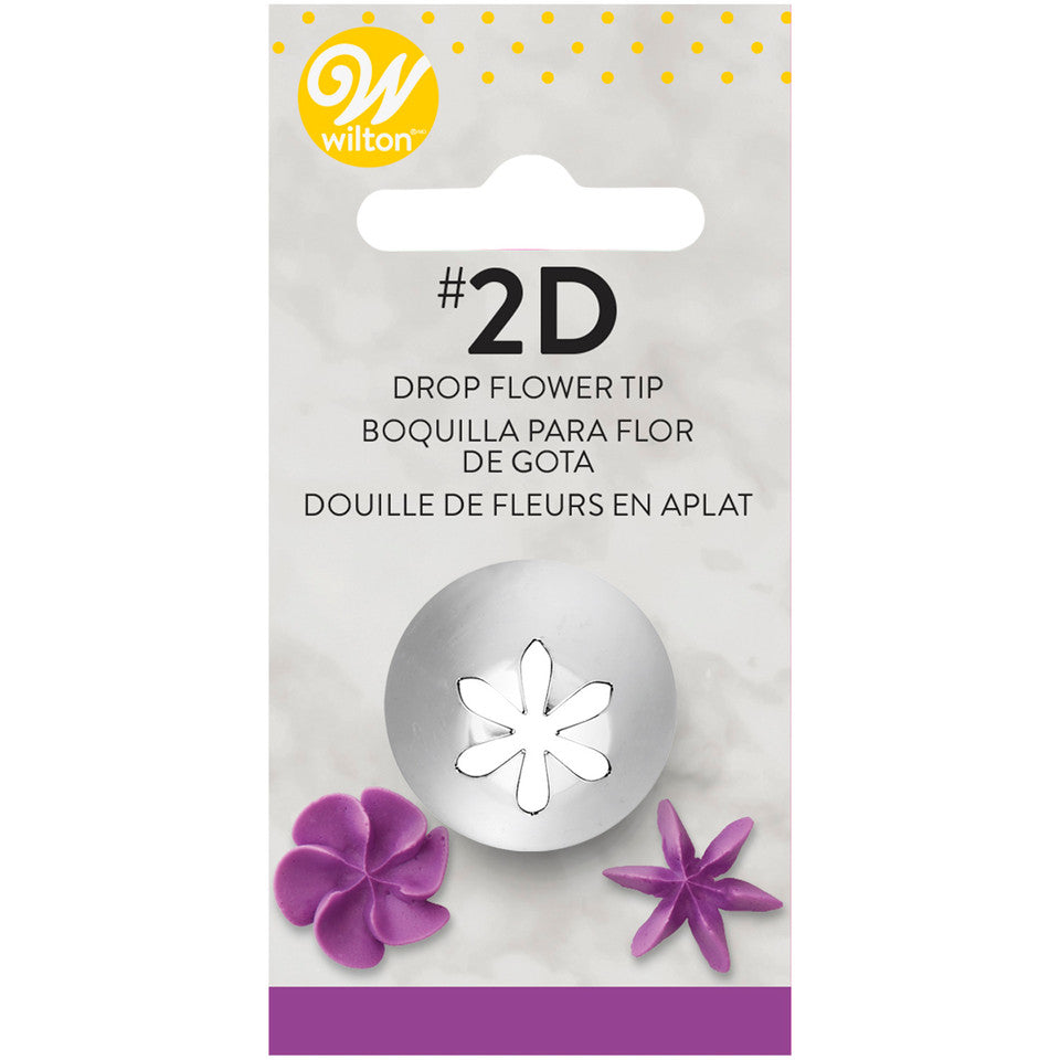 Large Drop Flower Cake Decorating Tip 2D, Wilton