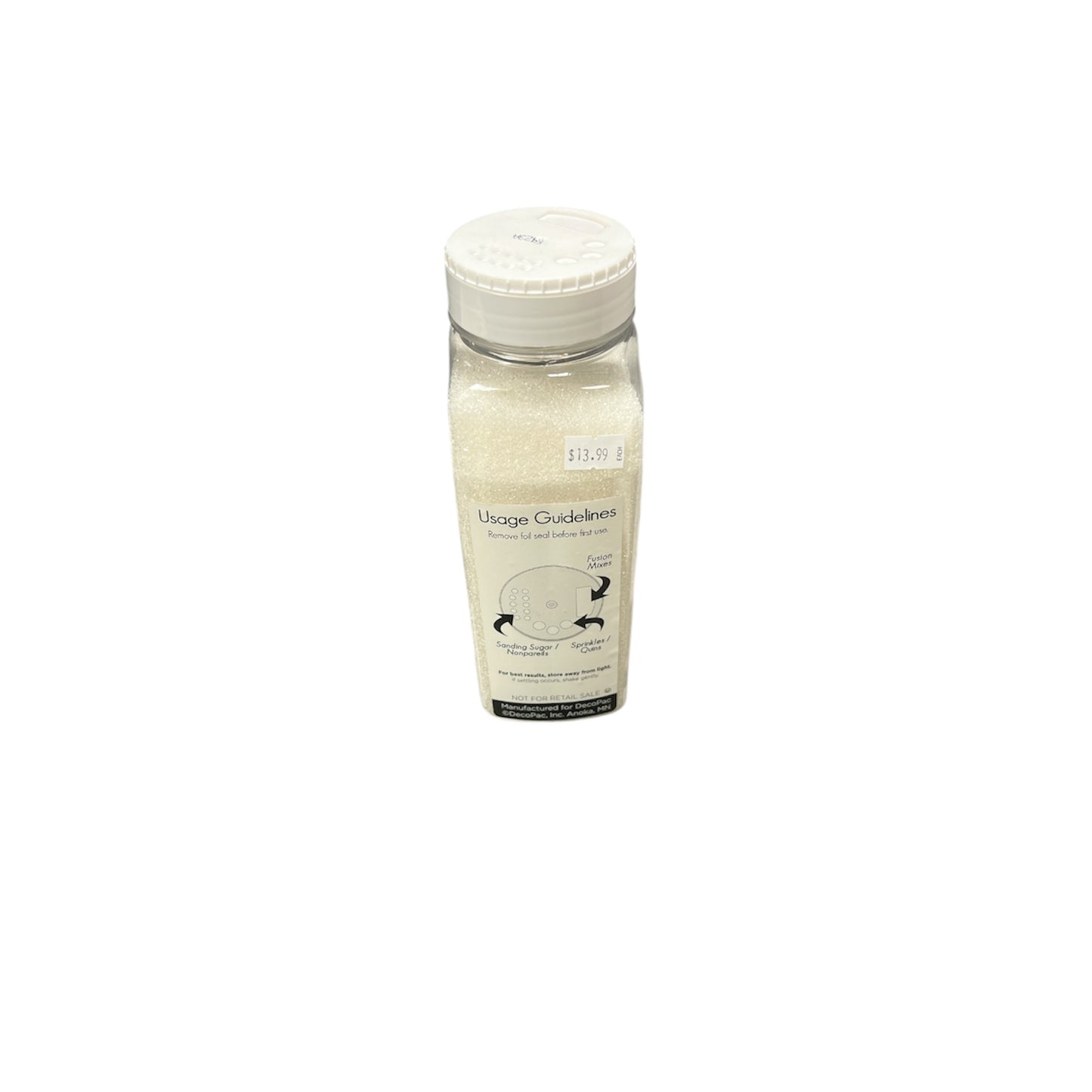 White Sanding Sugar Bulk 33oz