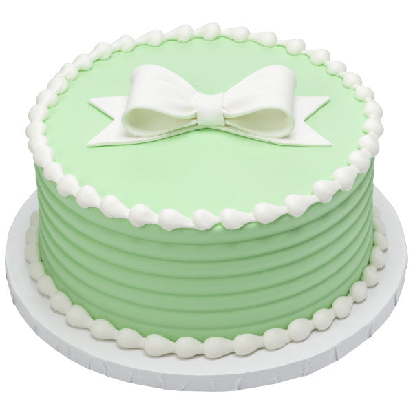 White Gum Paste Bow, Decopac
