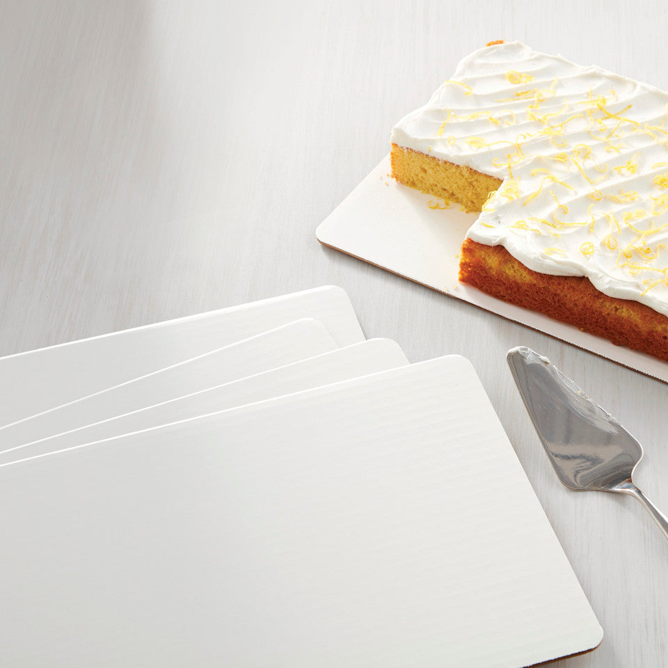 White 10 x 14 Inch Rectangular Cake Board, Wilton
