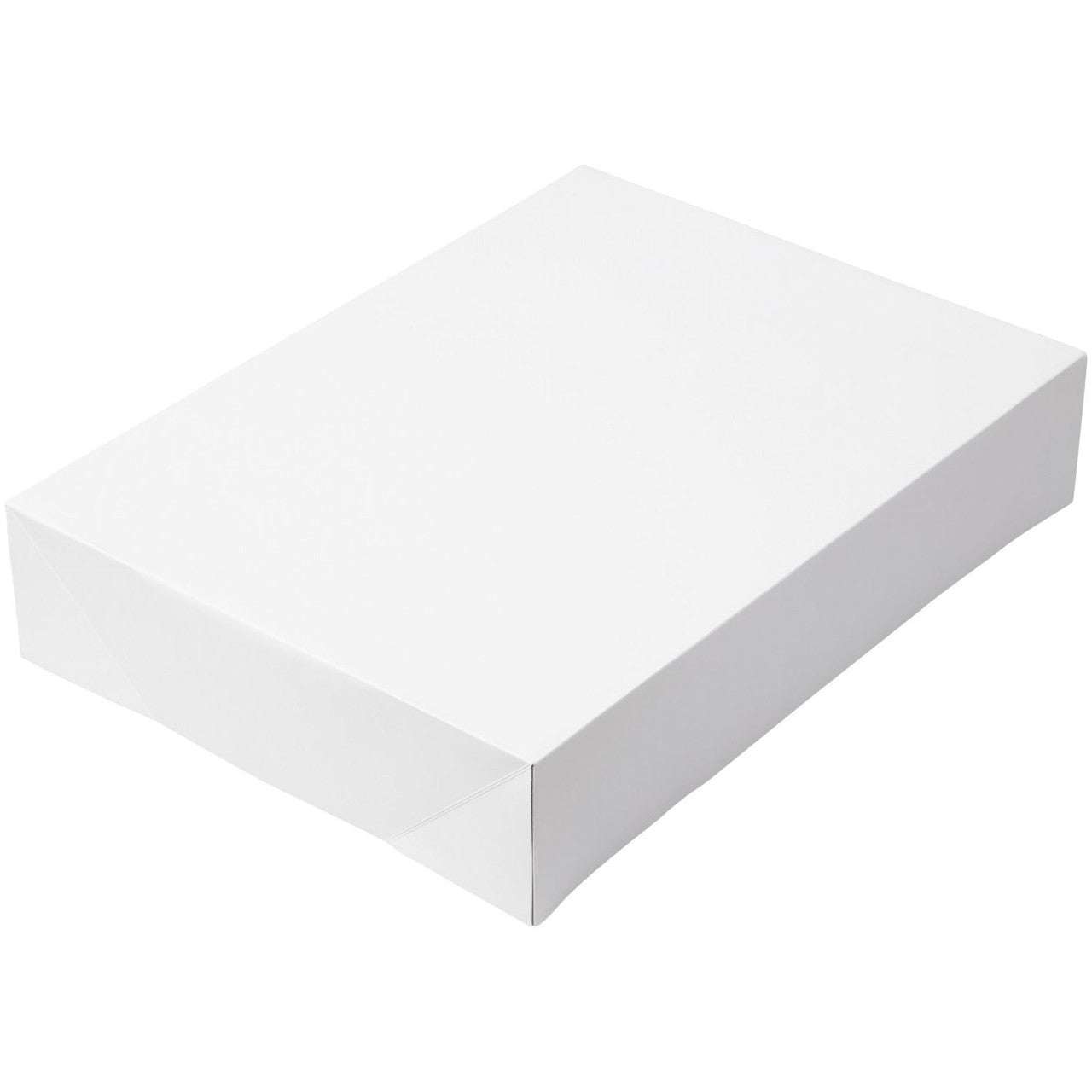 19 x 14 x 4 Inch White Cardboard Sheet Cake Box, 2 Piece = 1 Box, Wilton